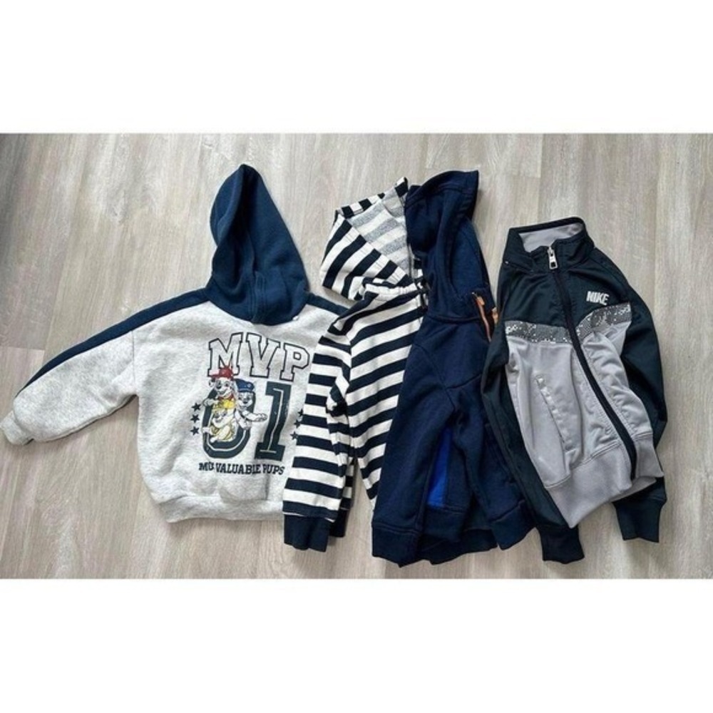 Kids 3 Piece Hoodie Jacket Set MVP Athletic Works Nike Size 3T 4T